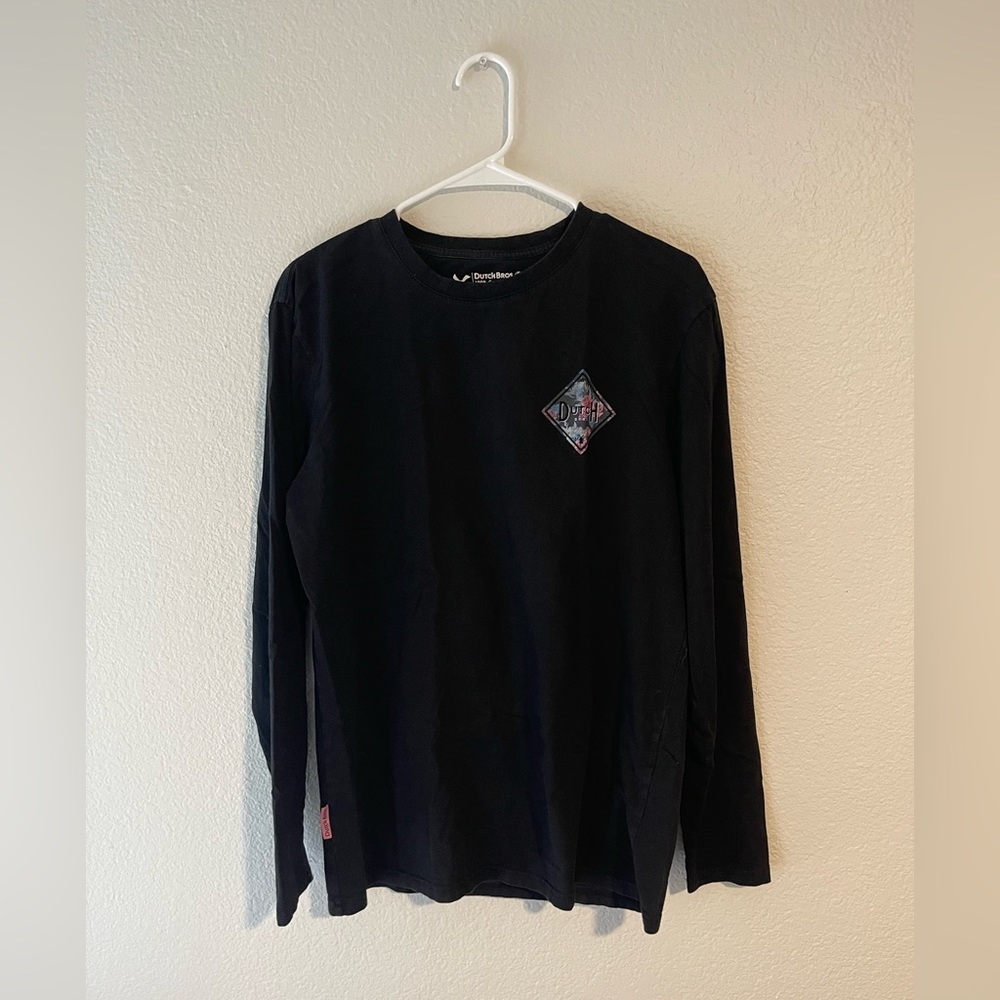 Dutch Bros Large black long sleeve shirt